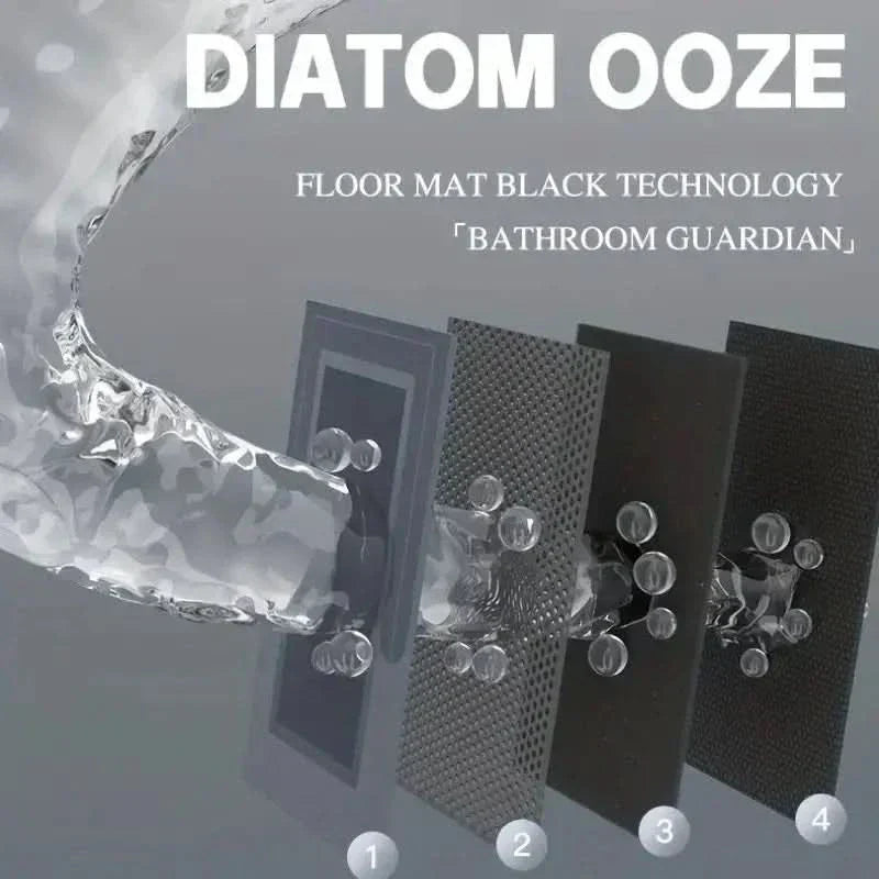 PVC Bathroom Mat 40×60 cm, Absorbent and Non-Slip