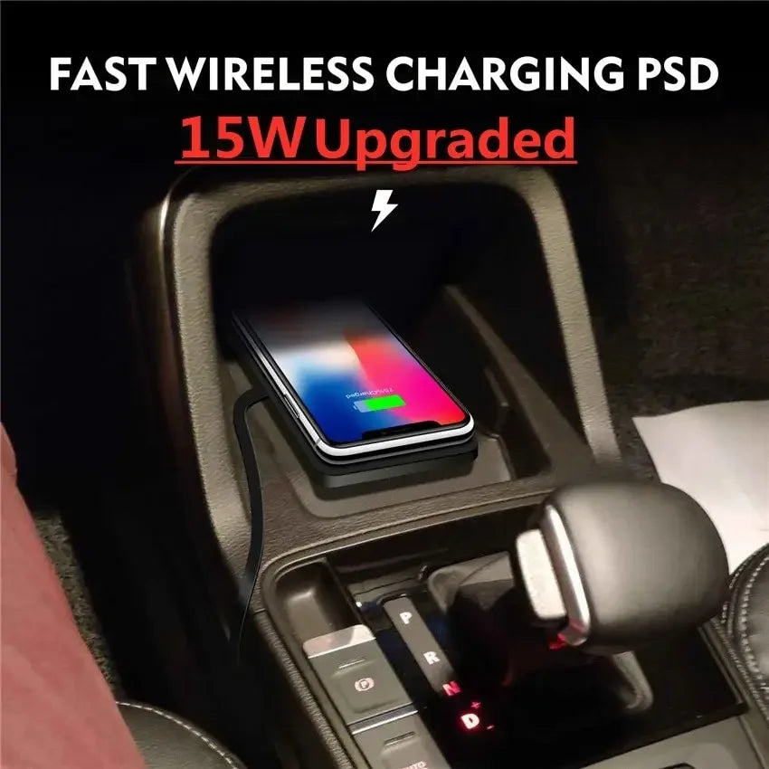 Qi Wireless Charging Pad, 15 W, Silicone, 6 mm, USB-A