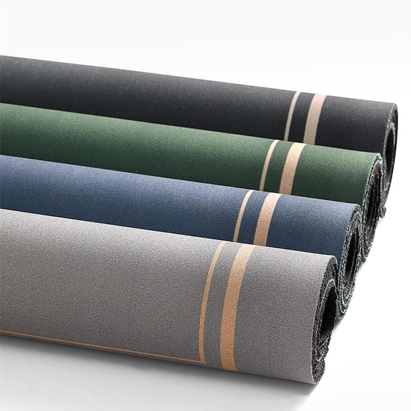 Quick-Drying Bath Mat, PVC and Technical Velvet, 40 × 60 cm