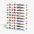 Race Car Advent Calendar Christmas Gift Set with Plastic Compartments