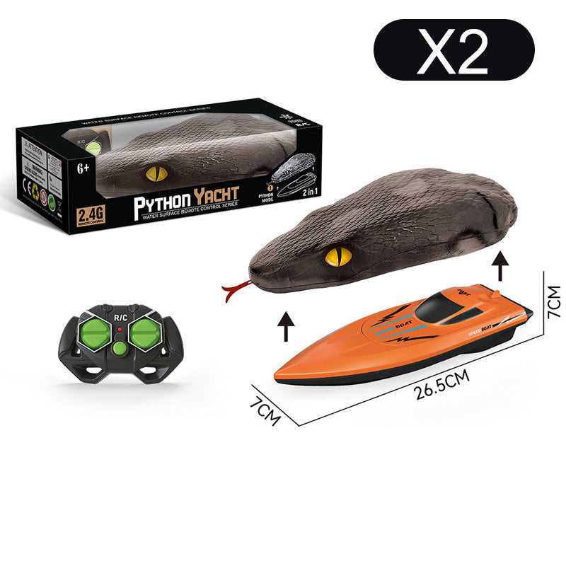 RC Racing Boat with 2.4 GHz Remote Control, Dual Motor