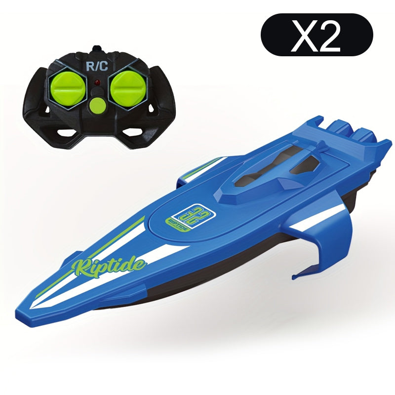 RC Racing Boat with 2.4 GHz Remote Control, Dual Motor