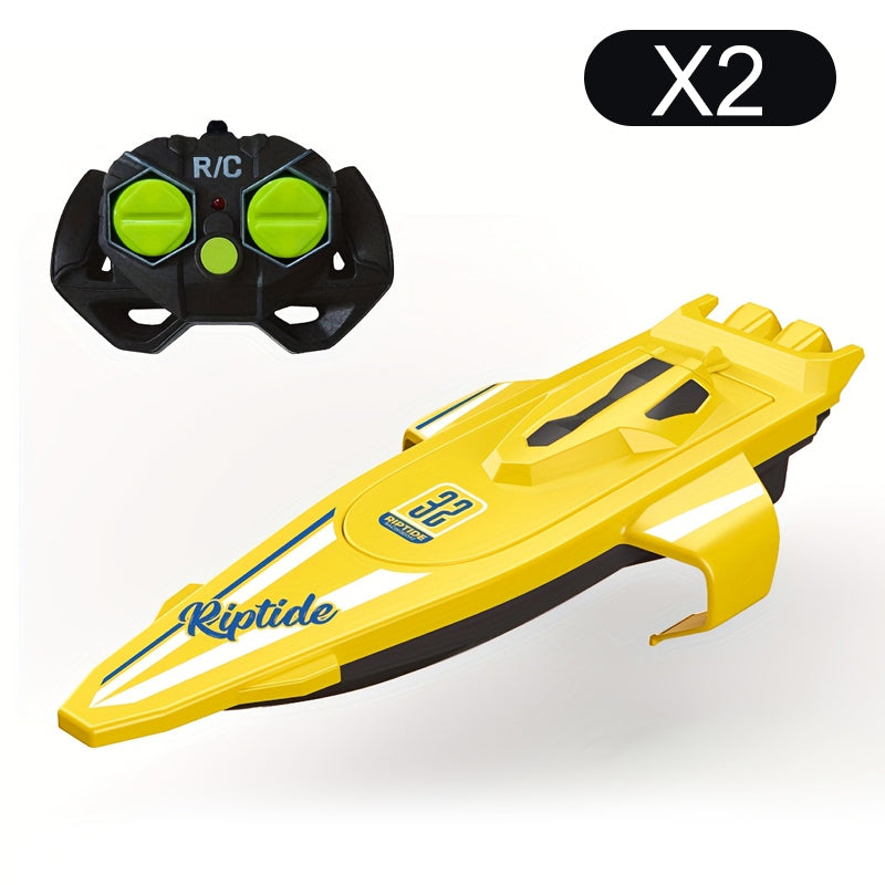 RC Racing Boat with 2.4 GHz Remote Control, Dual Motor