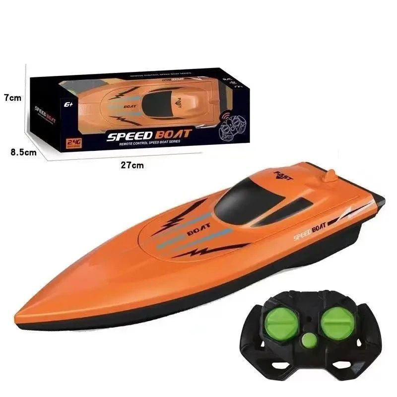 RC Racing Boat with 2.4 GHz Remote Control, Dual Motor