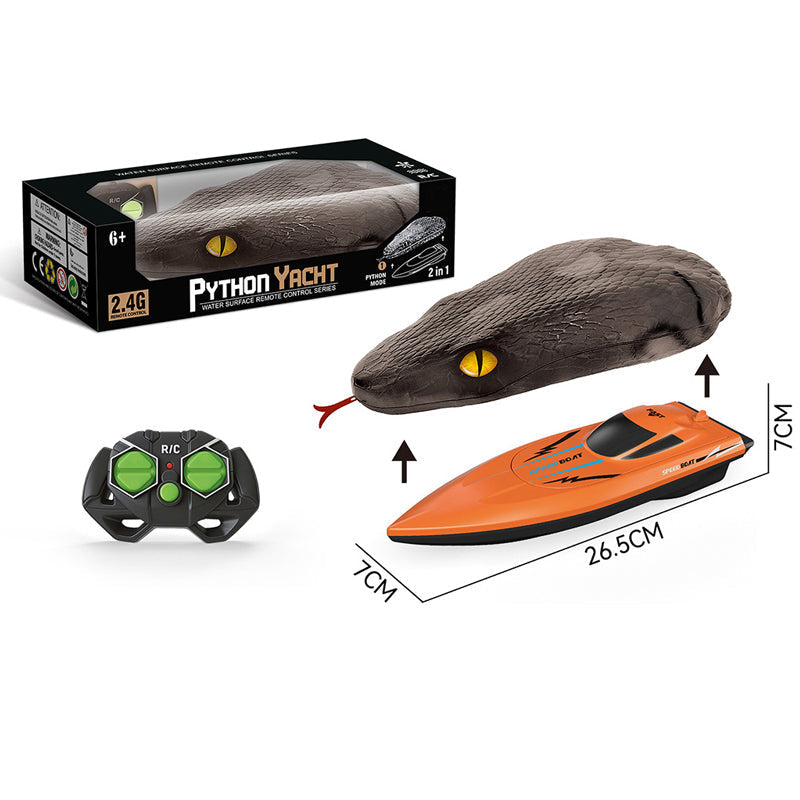RC Racing Boat with 2.4 GHz Remote Control, Dual Motor