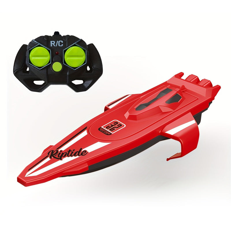 RC Racing Boat with 2.4 GHz Remote Control, Dual Motor