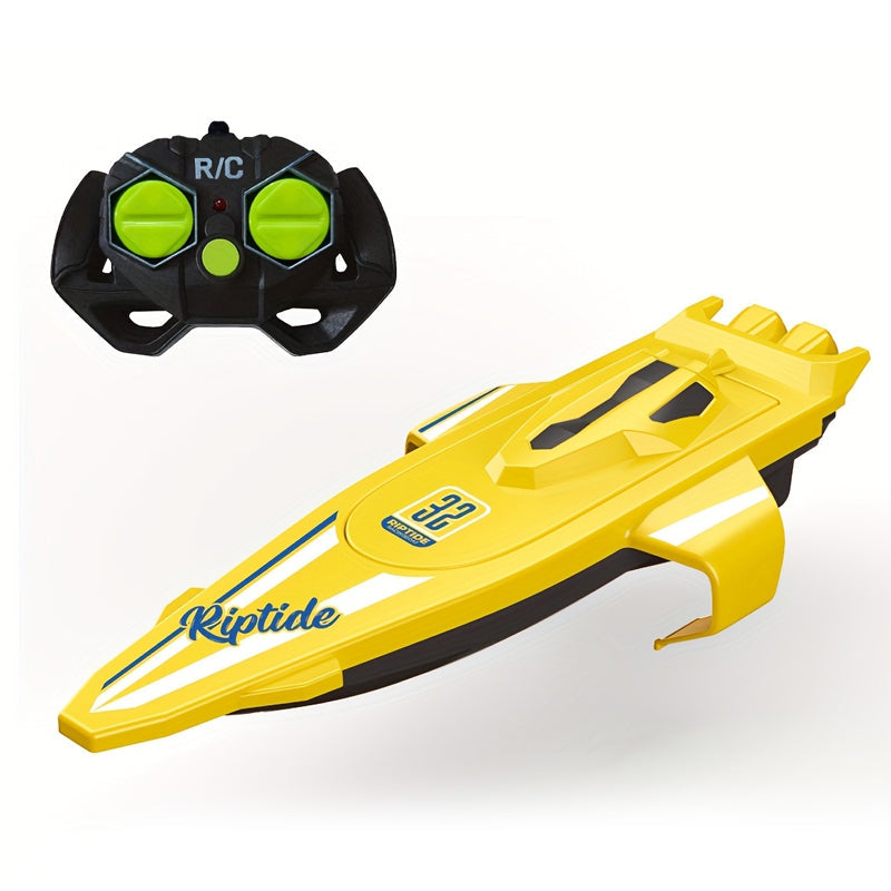 RC Racing Boat with 2.4 GHz Remote Control, Dual Motor