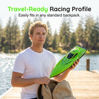 RC Racing Boat with 2.4 GHz Remote Control, Dual Motor