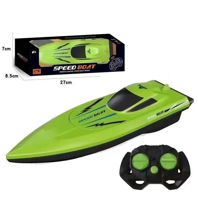 RC Racing Boat with 2.4 GHz Remote Control, Dual Motor