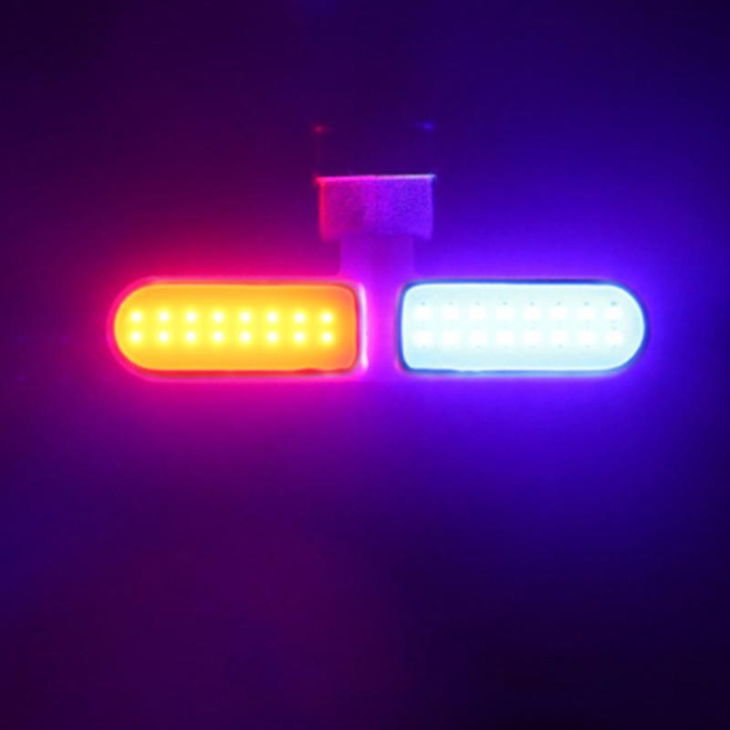 Rechargeable COB LED Bicycle Tail Light with 5 Modes
