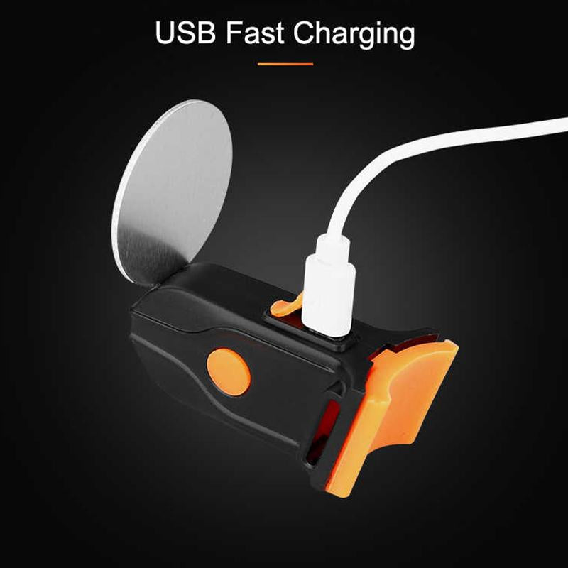 Rechargeable COB LED Bicycle Tail Light with 5 Modes