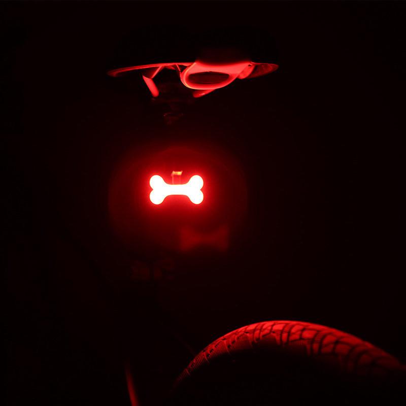 Rechargeable COB LED Bicycle Tail Light with 5 Modes