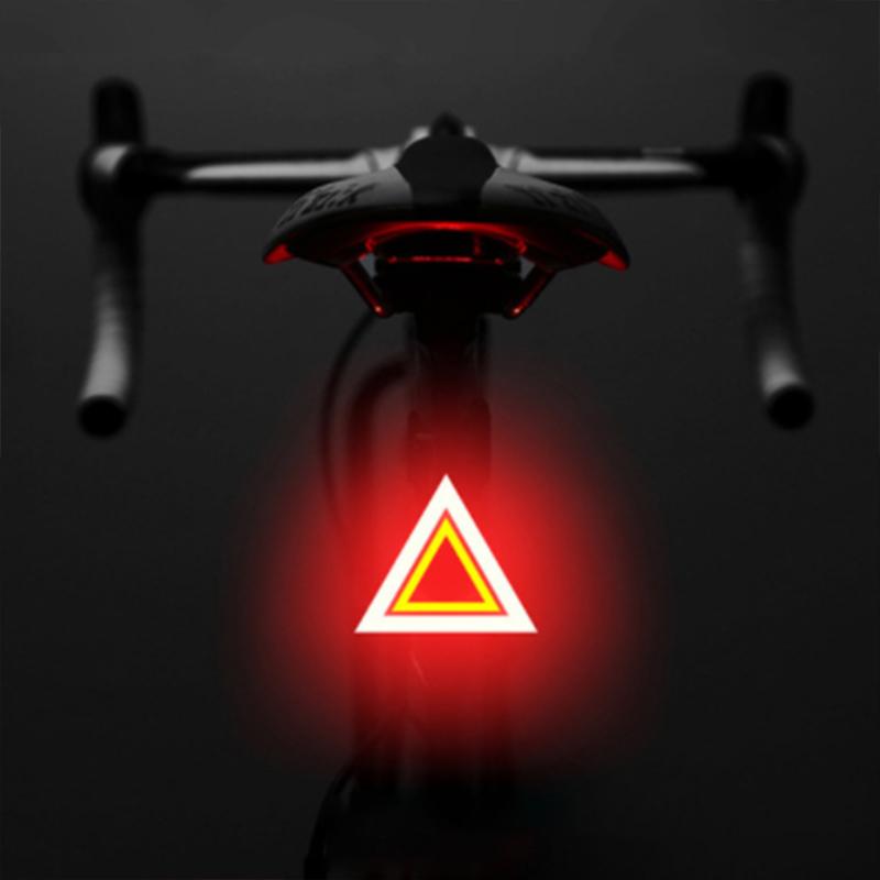 Rechargeable COB LED Bicycle Tail Light with 5 Modes
