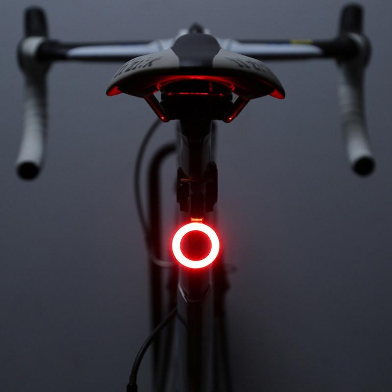 Rechargeable COB LED Bicycle Tail Light with 5 Modes