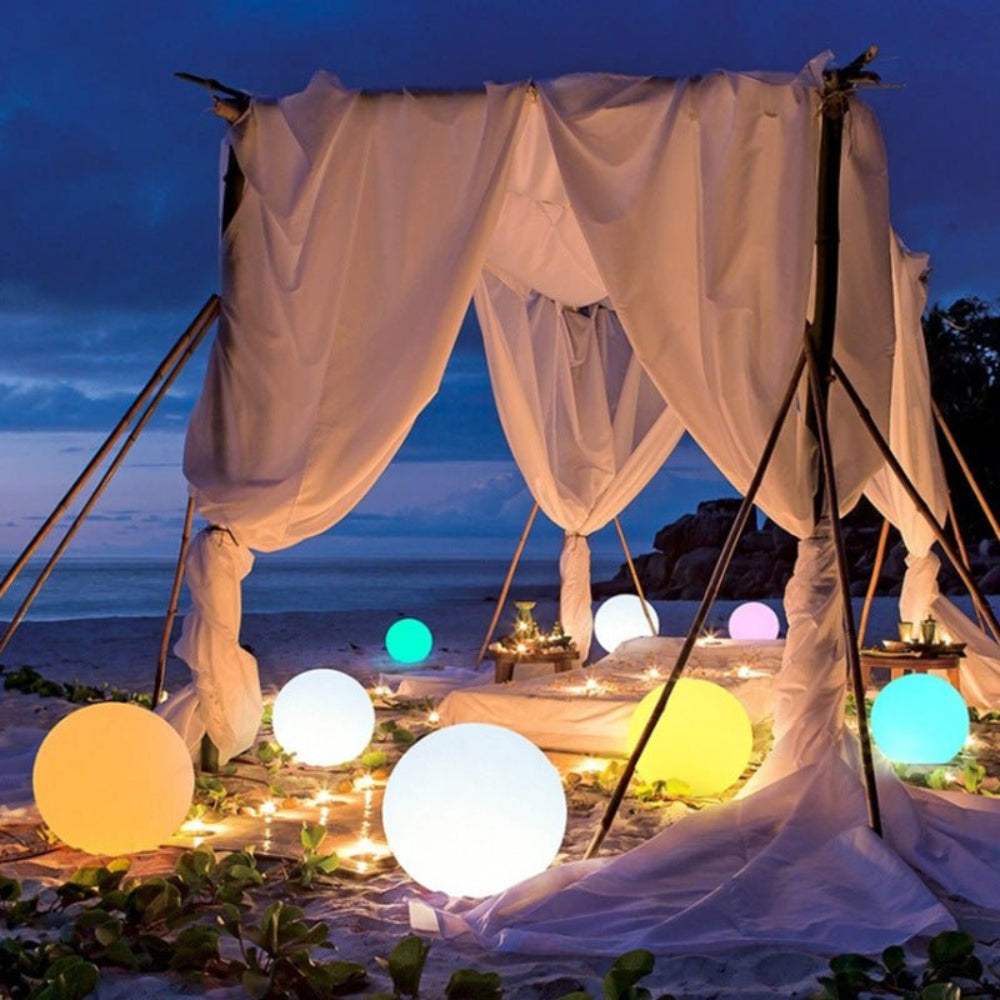 Rechargeable Globe Light with Remote, 16 Colours, 100 Lumens