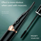 Rechargeable Heated Eyelash Curler, 50°C–80°C, 15° Curved Comb
