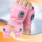 Rechargeable Heated Fingerless Gloves with Adjustable Temperature Control