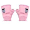 Rechargeable Heated Fingerless Gloves with Adjustable Temperature Control