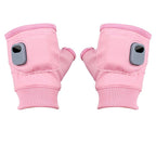 Rechargeable Heated Fingerless Gloves with Adjustable Temperature Control