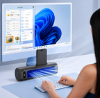 Rechargeable Portable Fan, 2000 mAh, 5V, Wall-Mountable