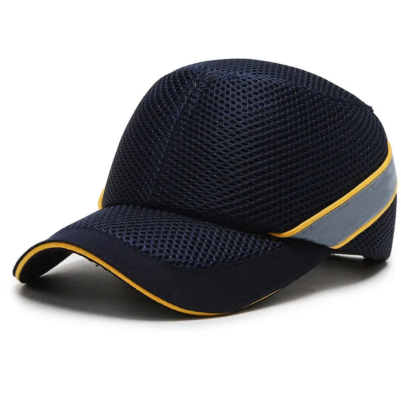 Red Safety Bump Cap with ABS Shell and Adjustable 58–62 cm Fit