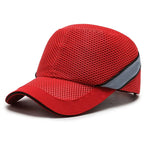 Red Safety Bump Cap with ABS Shell and Adjustable 58–62 cm Fit