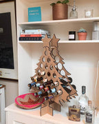 Reusable Birch Wood Christmas Advent Calendar, Tree or Circle Style