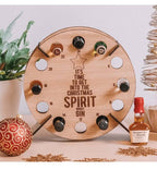 Reusable Birch Wood Christmas Advent Calendar, Tree or Circle Style