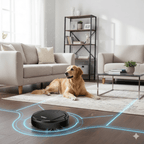 Robot Vacuum Cleaner with HEPA Filter, Obstacle Avoidance, 180 m², 90 Minutes