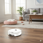 Robot Vacuum Cleaner with HEPA Filter, Obstacle Avoidance, 180 m², 90 Minutes