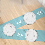 Robot Vacuum Cleaner with HEPA Filter, Obstacle Avoidance, 180 m², 90 Minutes