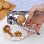 Robust Stainless Steel Garlic Press with Ergonomic Handle for Kitchen Use