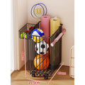 Rolling Vertical Sports Storage Cart for Balls and Yoga Mats