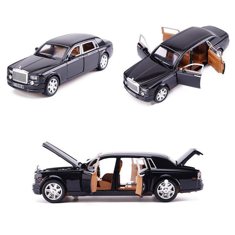 Rolls-Royce Phantom 1:24 Alloy Diecast Model Car, Black or Red