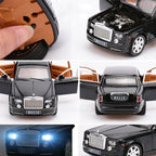 Rolls-Royce Phantom 1:24 Alloy Diecast Model Car, Black or Red
