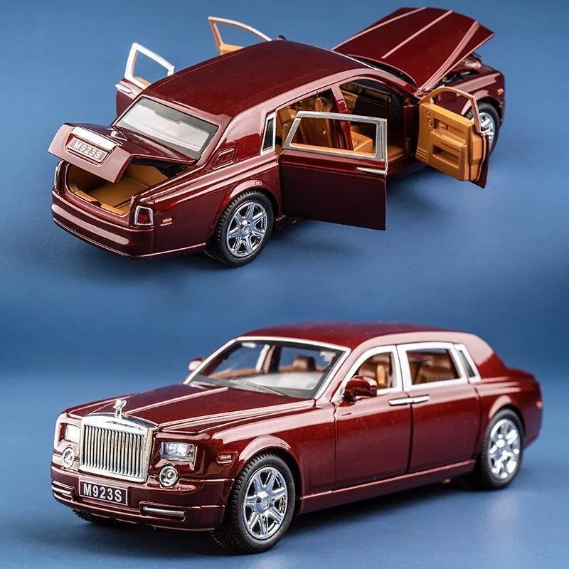 Rolls-Royce Phantom 1:24 Alloy Diecast Model Car, Black or Red