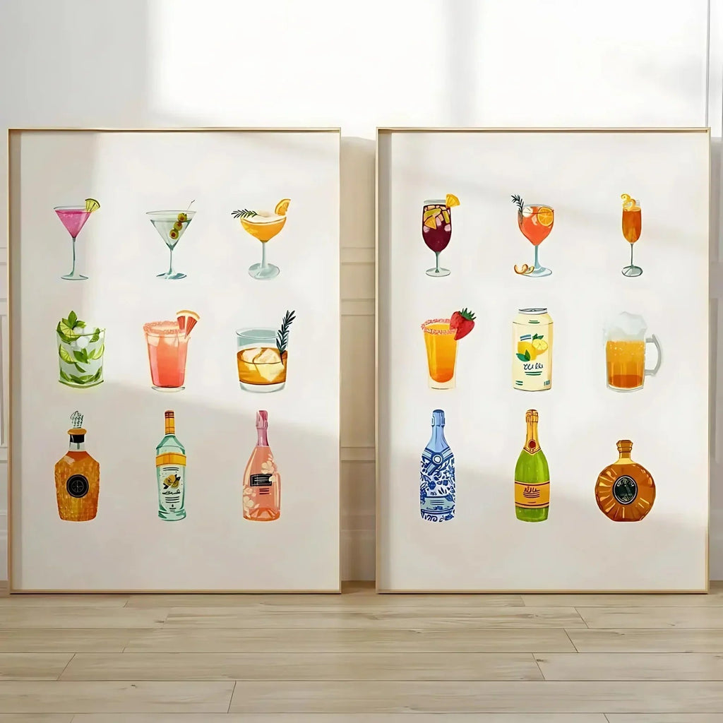 Roseo to Cocktails Livine Prints-Welvere