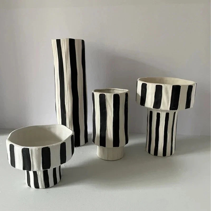 Rosina Striped Ashhurst Vase-Welvere