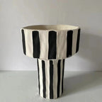 Rosina Striped Ashhurst Vase-Welvere