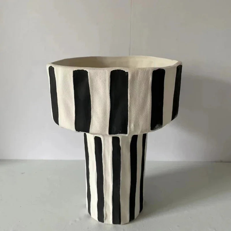 Rosina Striped Ashhurst Vase-Welvere