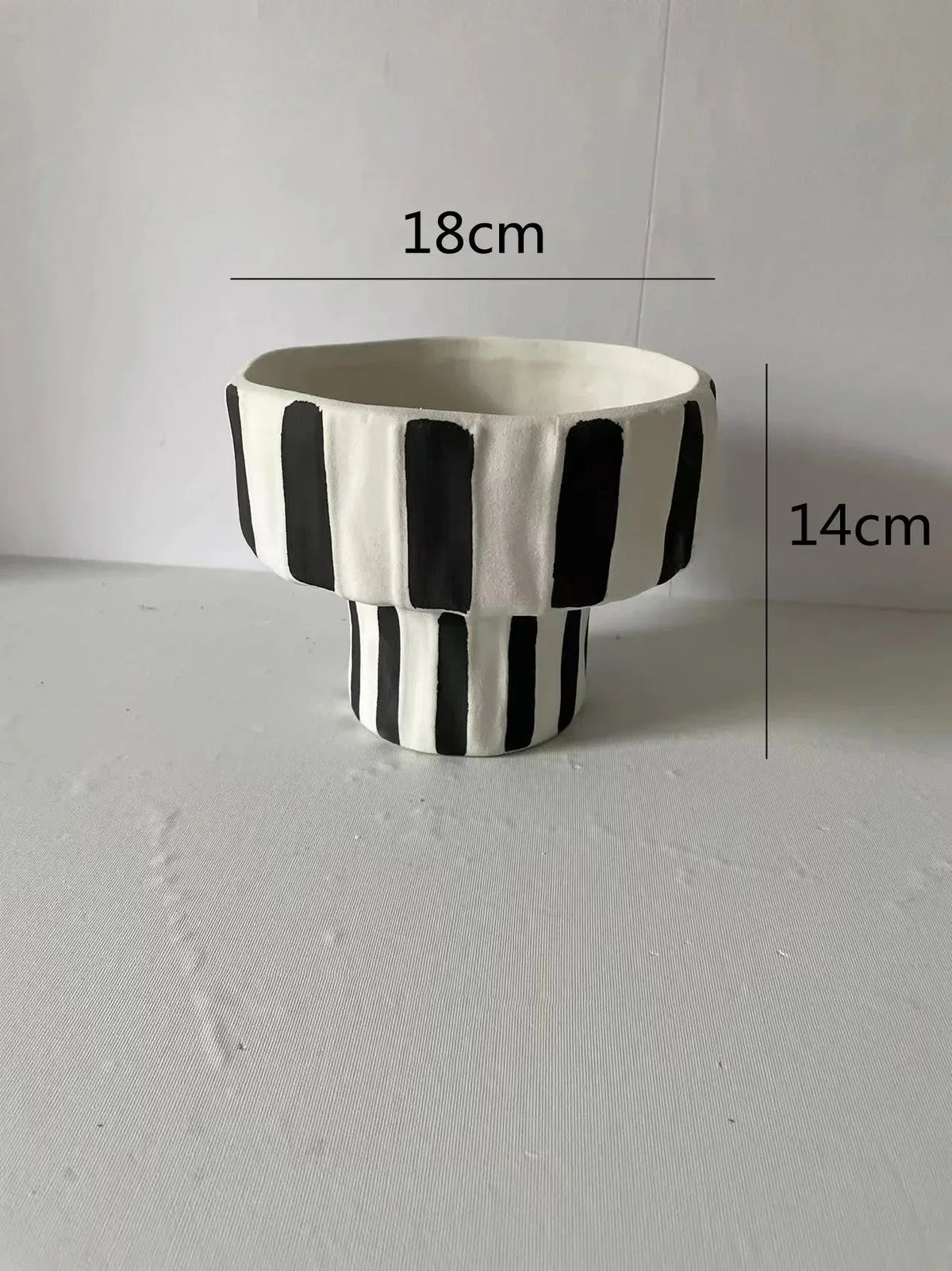 Rosina Striped Ashhurst Vase-Welvere