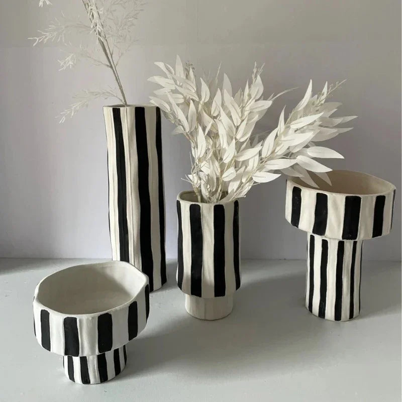 Rosina Striped Ashhurst Vase-Welvere