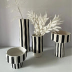 Rosina Striped Ashhurst Vase-Welvere