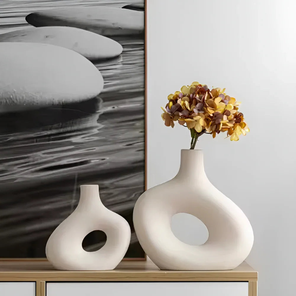 Rosio Chic Hollow Pinebrook Vase-Welvere