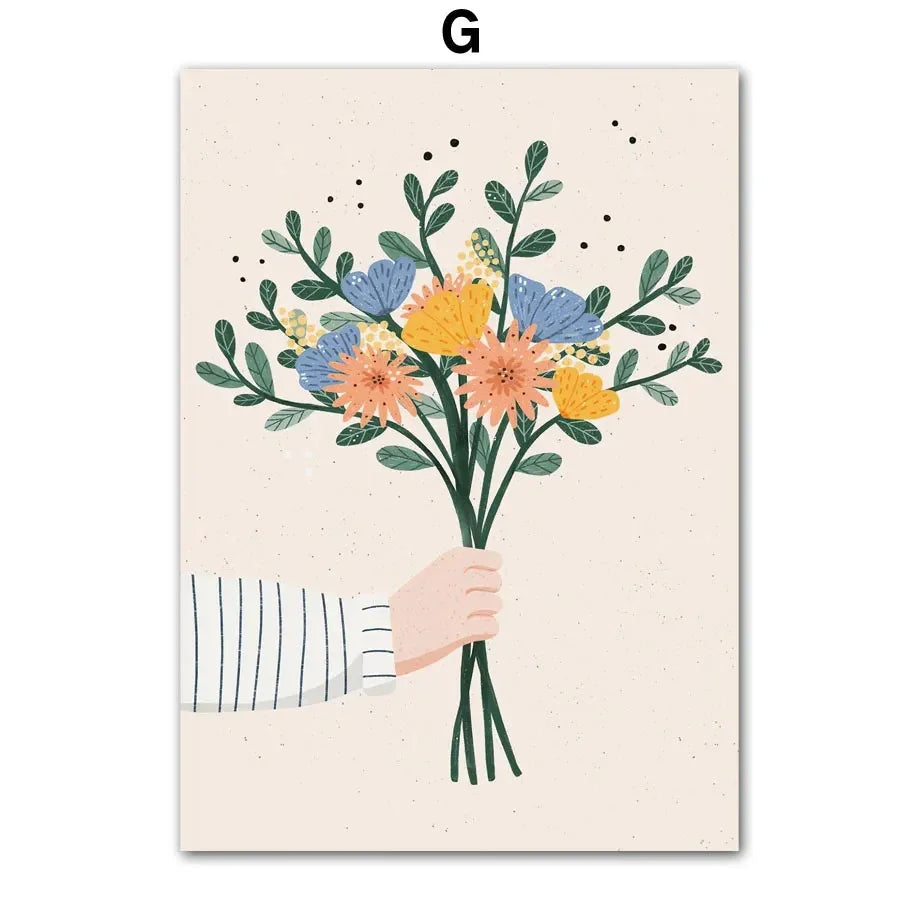 Rosio Fashion Girl Canvas Print-Welvere