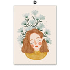 Rosio Fashion Girl Canvas Print-Welvere
