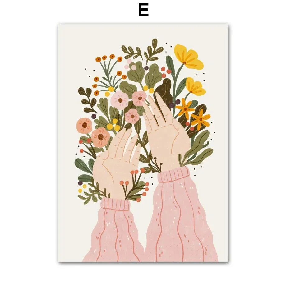Rosio Fashion Girl Canvas Print-Welvere