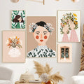Rosio Fashion Girl Canvas Print-Welvere
