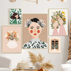 Rosio Fashion Girl Canvas Print-Welvere