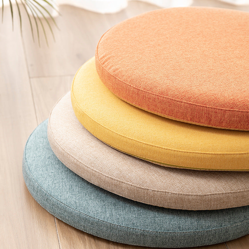 Round Comfort Seat Cushion, Soft Breathable Fabric, 11.81 Inch